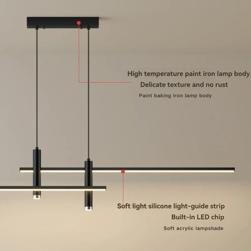 Modern LED Pendant Lamps - Minimalist Lighting for Kitchen Island, Bar, and Dining Table | Kalsten
