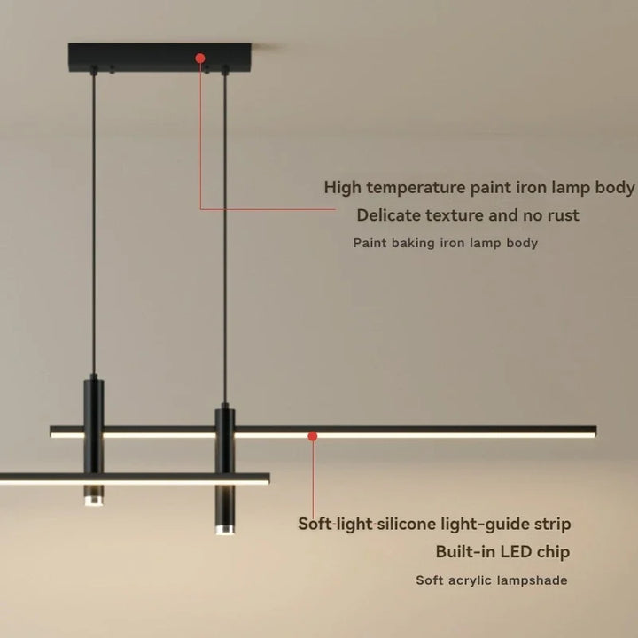 Modern LED Pendant Lamps - Minimalist Lighting for Kitchen Island, Bar, and Dining Table | Kalsten