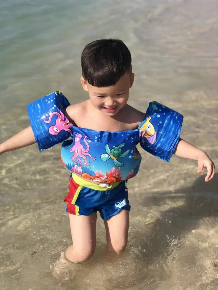 Kalsten | FLOTTY Kids Swim Aid | Life Jacket with Arm Wings | Adjustable Double Buckle | For Children up to 25 kg