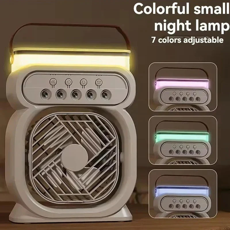 3in1 Air Cooler LED Night Lamp Humidifier Fan | Kalsten