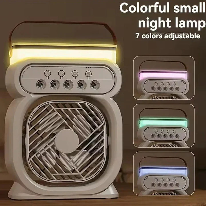 3in1 Air Cooler LED Night Lamp Humidifier Fan | Kalsten
