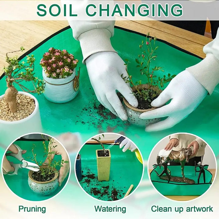 Gardening Soil Tray Reusable Portable Mat | Kalsten