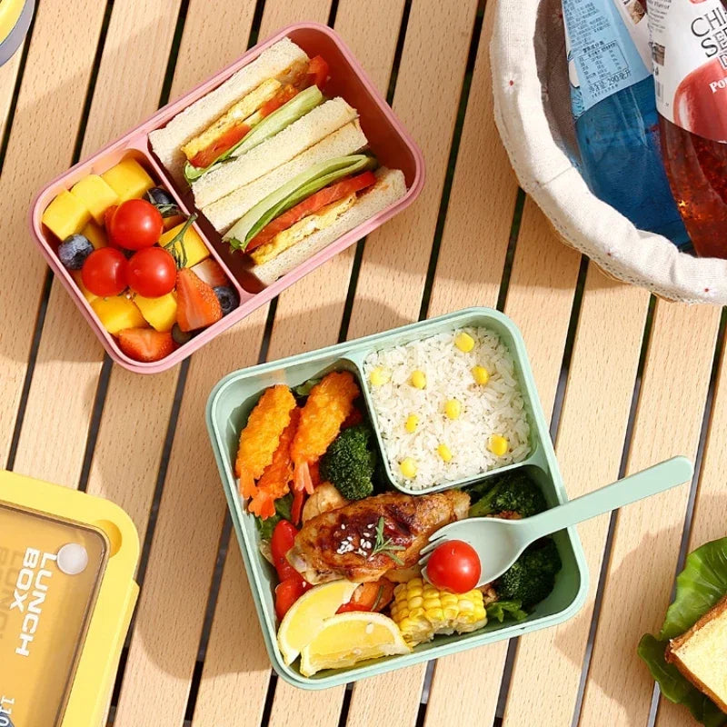 Bento Lunchbox for on the go with cutlery | Kalsten