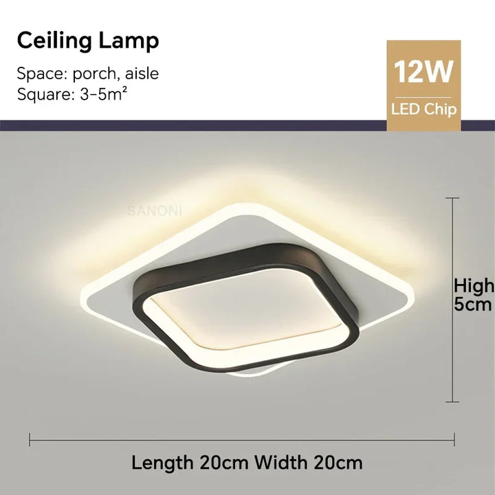 Modern LED Aisle Ceiling Light Chandelier | Kalsten