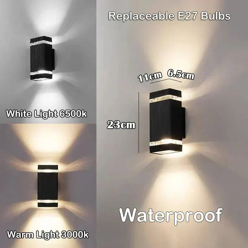 Outdoor LED Wall Lamp – IP65 Up & Down