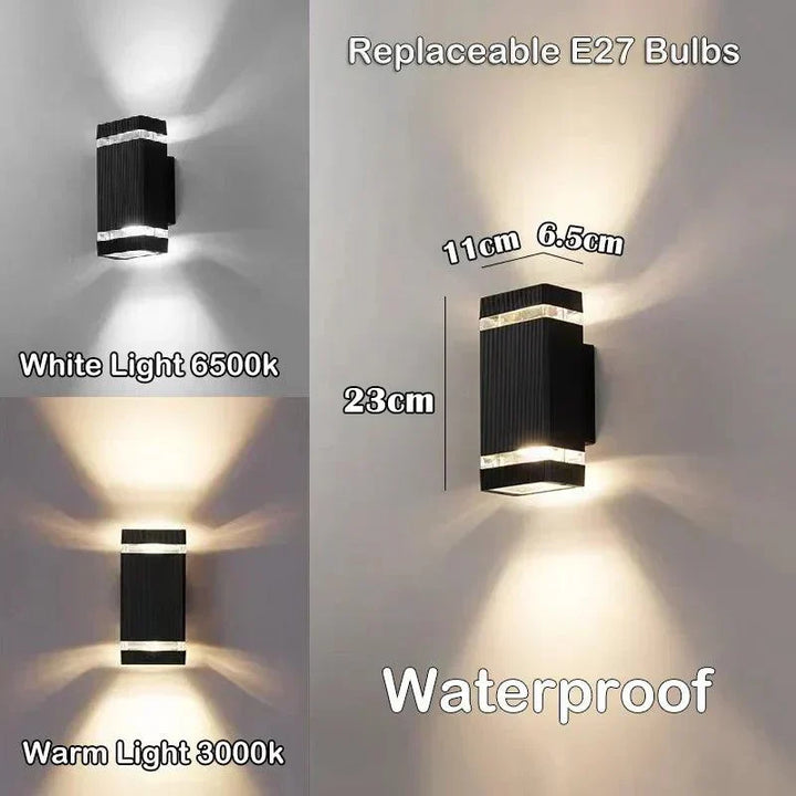 Outdoor LED Wall Lamp – IP65 Up & Down