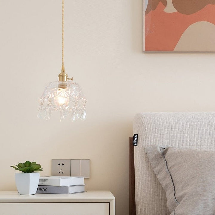 Stylish Crystal Pendant Lamp - Elara | Kalsten