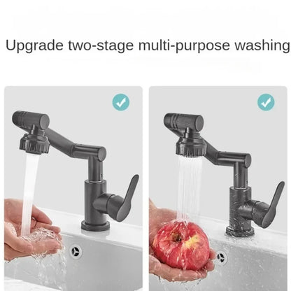 VIvolux | Splash-proof mechanical universal swivel arm faucet