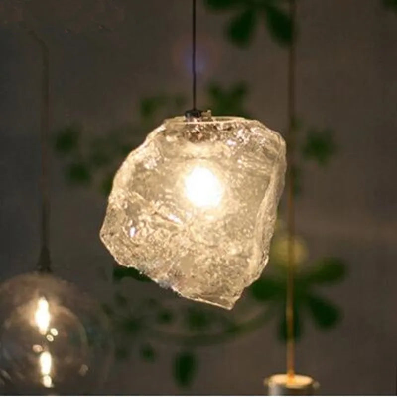 Nordic Glass Pendant Chandelier – Contemporary LED Light Fixture for Dining Table, Bar, and Entryway | Kalsten
