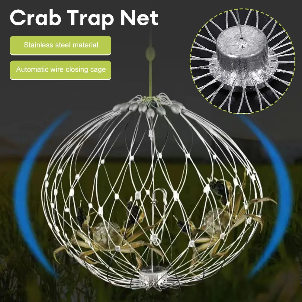 Collapsible Easy Open Trap Steel Fishing Net | Kalsten
