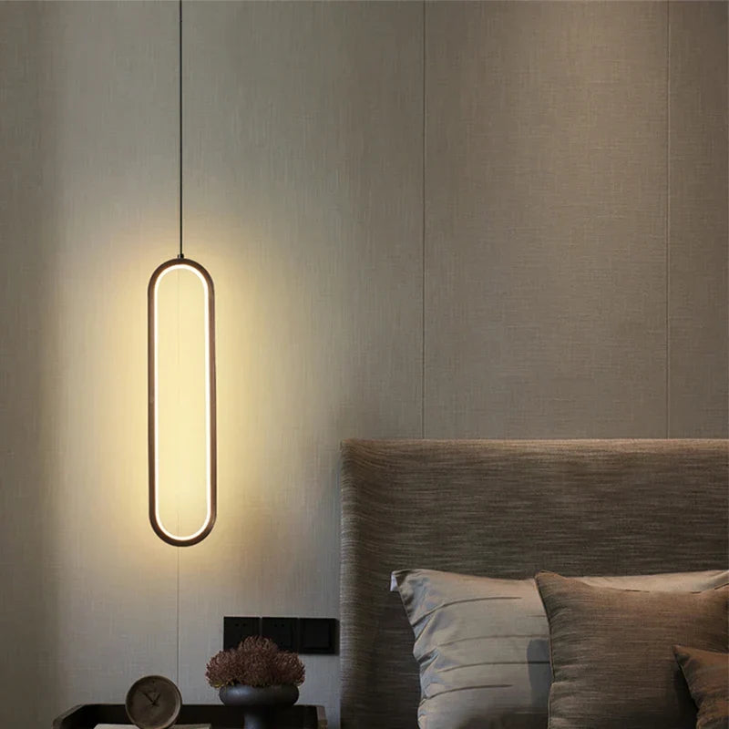 Modern LED Ring Pendant Light | Nordic Luxury Chandelier for Living Room, Bedroom, and Bar | Kalsten