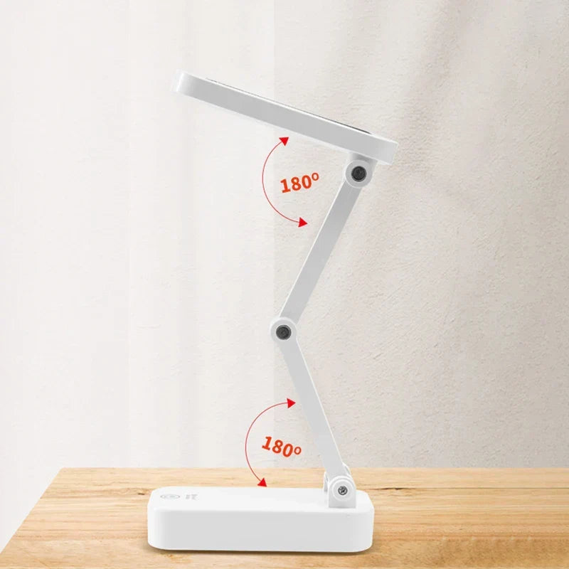 Solar LED Table Lamp | Foldable & Dimmable | USB Rechargeable | Eye-Friendly & Modern | Kalsten