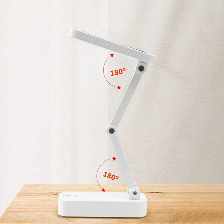Solar LED Table Lamp | Foldable & Dimmable | USB Rechargeable | Eye-Friendly & Modern | Kalsten