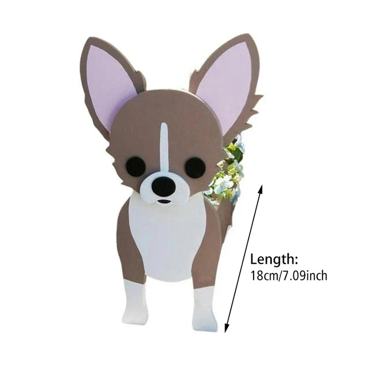Kalsten | Flower Pot - Pawsome - Dog Plant Container - Various Breeds