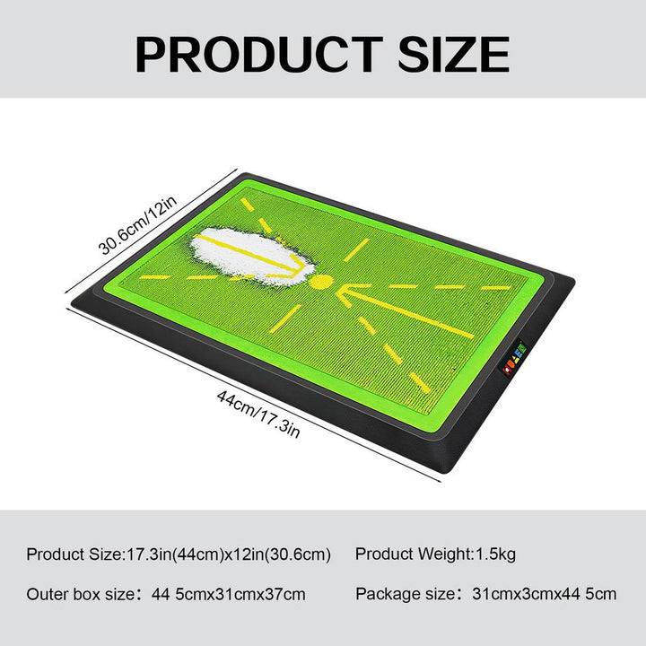 Golf Swing Tracker Mat - Use at Home or Park Kalsten