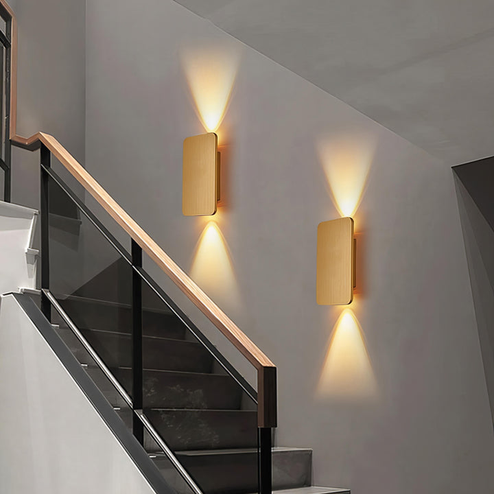 Modern Rectangle Metal Wall Lamp