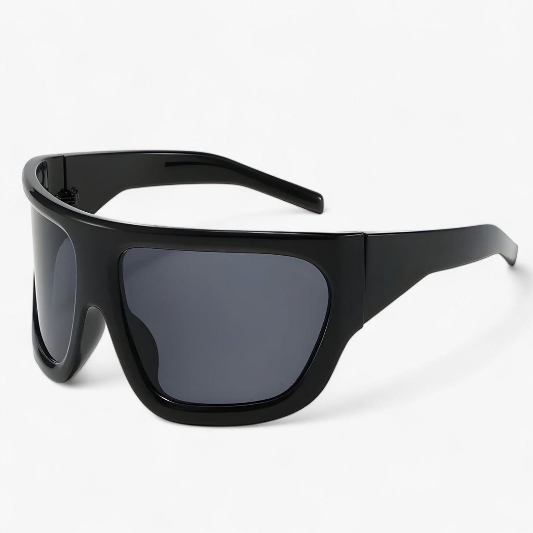 Oversized Steampunk Sports Sunglasses with Wraparound Design – Ignix | Kalsten