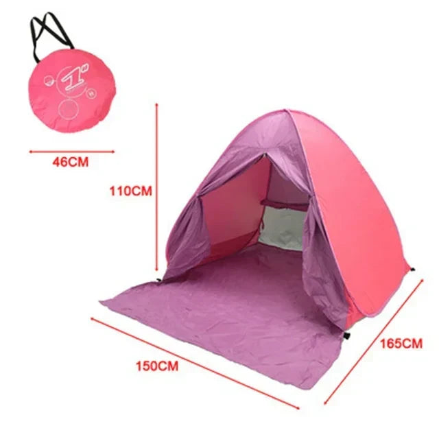 Automatic Pop-Up Ultralight Full Shade Beach Tent | Kalsten