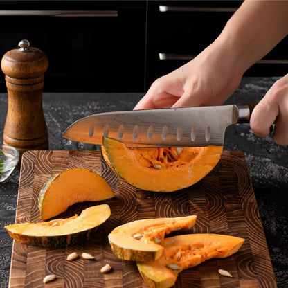 Skanto | Wooden Cutting Board – High-Quality End Grain Wood Cutting Board for Professional and Amateur Chefs