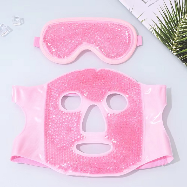 Kalsten | Cold and Hot Therapy Full Face Gel Bead Mask with Eye Compress