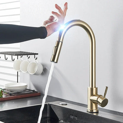 Skanto | Retractable Kitchen Faucet with Touch Control and Sensor Function