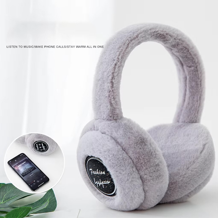 Kalsten | Wireless Plush Earphones with Bluetooth 5.2 and Warm Fur Design