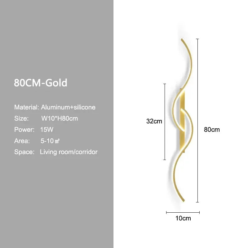 Modern LED Wall Lights – Up & Down Wall Lamps for Bedroom, Corridor, and Interior Home Lighting | Kalsten