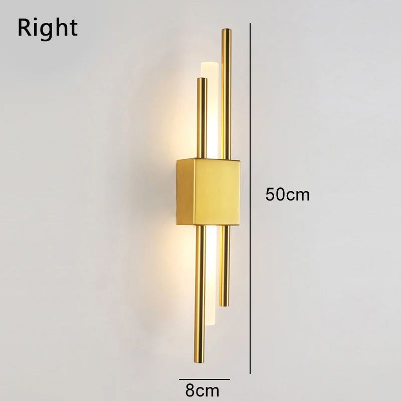 Nordic LED Wall Lamp – Contemporary Wall Sconce for Bedroom, Staircase, and Living Room | Kalsten