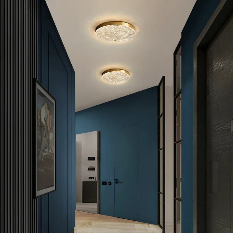 Modern Gold LED Hanging Ceiling Chandelier Lights - Elegant Indoor Lighting Fixtures for Living Spaces | Kalsten
