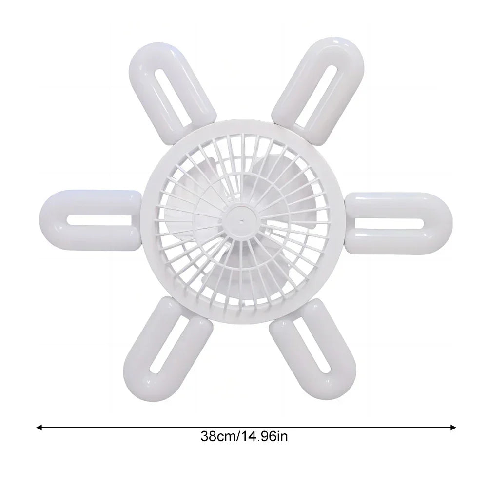Silent Adjustable Remote Control Ceiling Foldable Fan Lamp | Kalsten