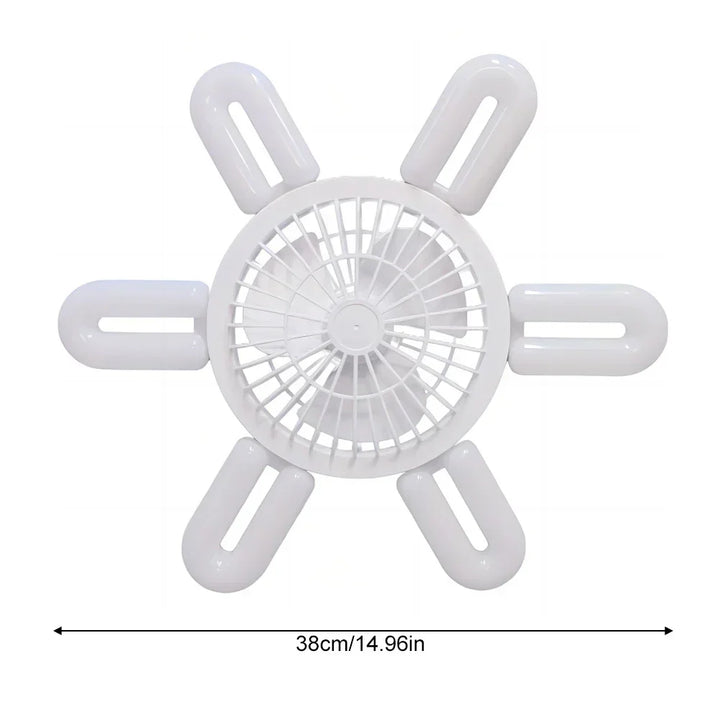 Silent Adjustable Remote Control Ceiling Foldable Fan Lamp | Kalsten