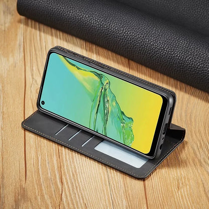 Brehn Samsung Case: Magnetic Leather Case for stylish protection
