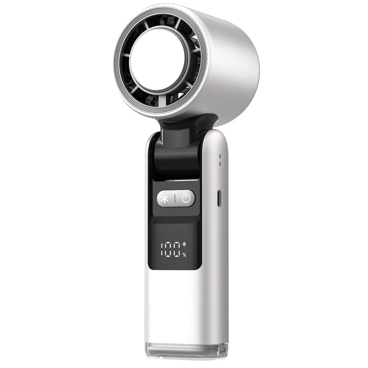 Mini handheld fan with 100 speed settings and digital display | Karnz