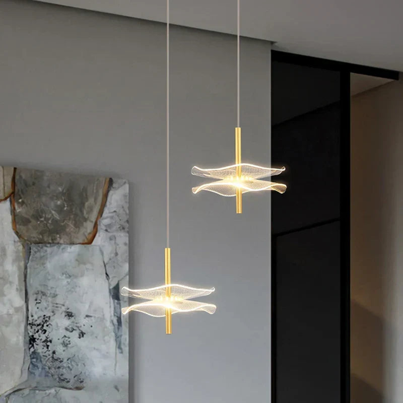 Lustre LED Pendant Lights Fixture Indoor Lighting Nordic Hanging Lamp Dining Tables Living Room Stairs Home Decor Pendant Lamp | Kalsten