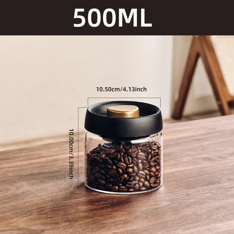 Vacuum storage jar made of borosilicate glass | Kalsten