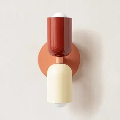 Kalsten | Nordic LED Wall Lamp Modern Minimalist Cream Double Head Lights For Living Room Bedroom Besides Study Indoor Decoration Fixture