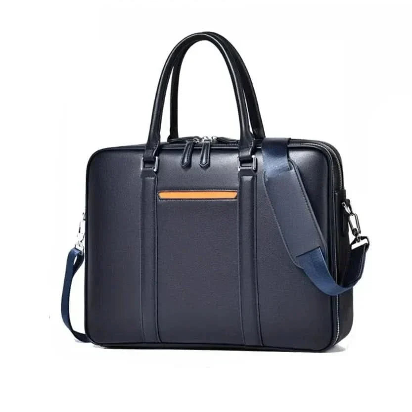 Kalsten | Manhattan Leather Business Laptop Briefcase Crossbody Handbag