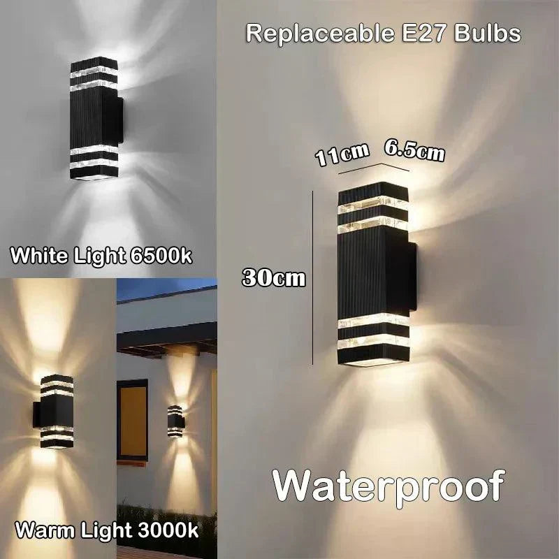 Outdoor LED Wall Lamp – IP65 Up & Down