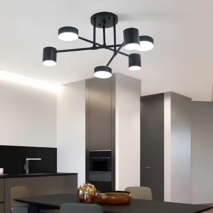 LED Ceiling Light with 6 Arms – Modern Design & Bright Light | Perfect for Living Spaces | Kalsten
