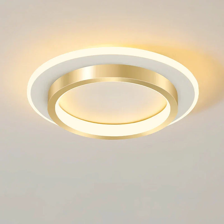 Contemporary Square Panel LED Ceiling Lamp - Surface Mounted Ceiling Lighting for Nordic Entrance, Hallway, Cloakroom | Kalsten
