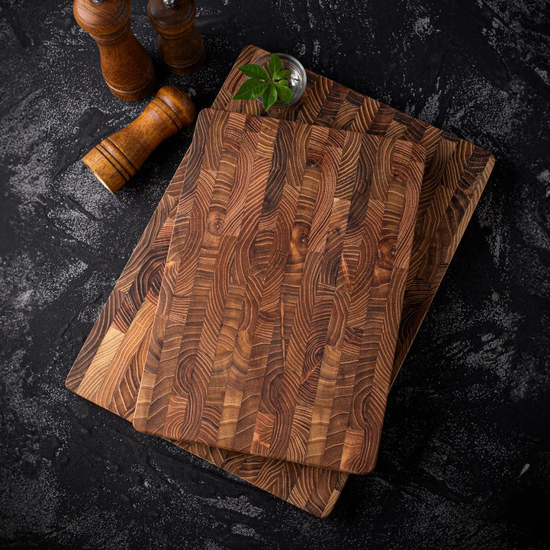 End Grain Wooden Butcher Block Cutting Board