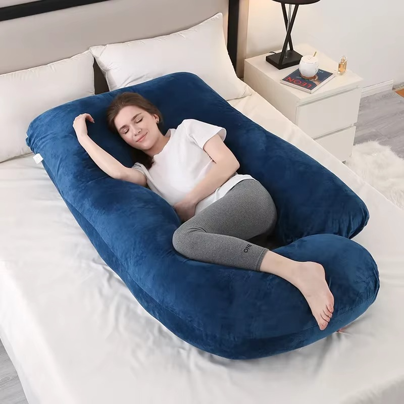 Kalsten | J-Shaped Maternity Support Pillow for Side Sleeping and Breastfeeding