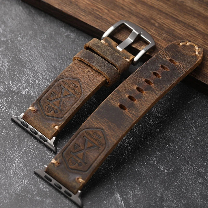 Kalsten | Handcrafted genuine leather cowhide Apple Watch band