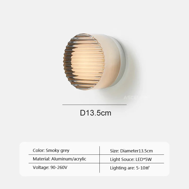 Modern LED Wall Lamp Amber Jelly | Kalsten