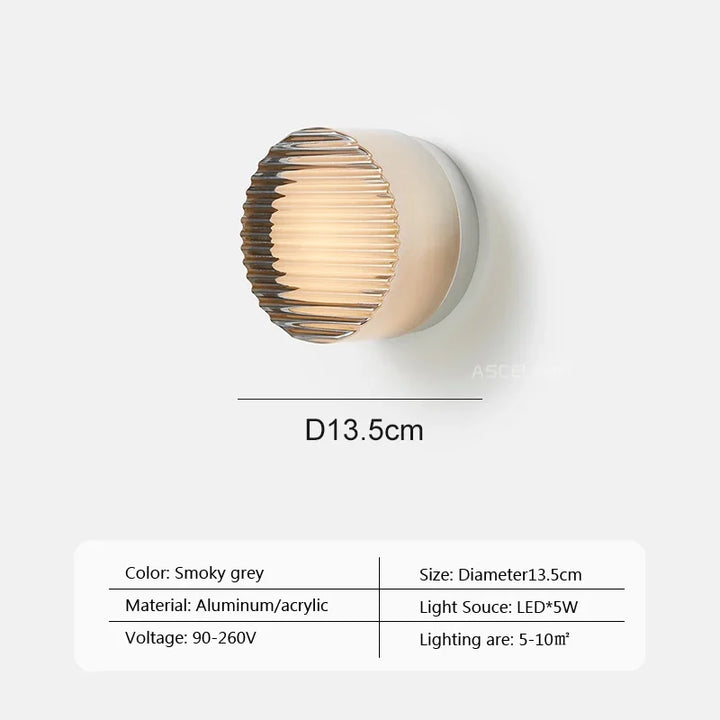 Modern LED Wall Lamp Amber Jelly | Kalsten