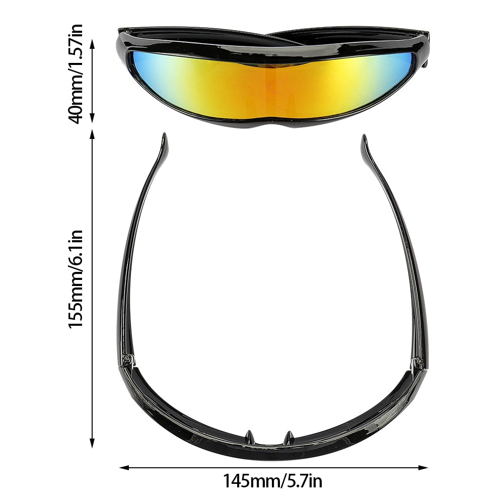 Kalsten | Futuristic Cyborg Cosplay Sunglasses