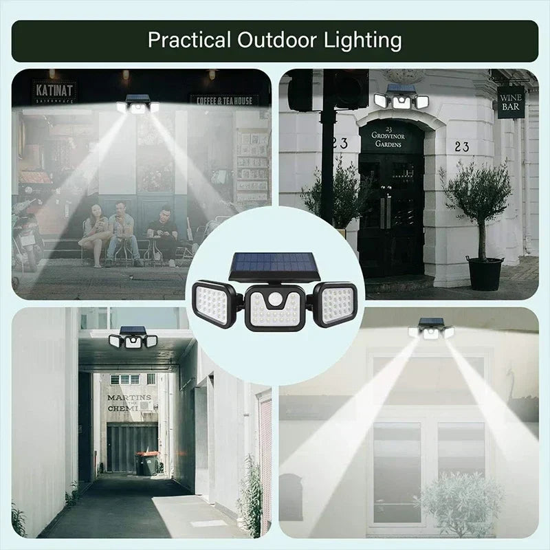 Power Save Motion Activated Outdoor Solar Lamp | Kalsten