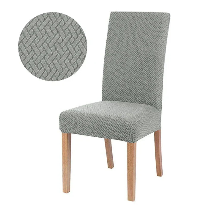 Kalsten | Chair Cover Velvona | Elastic & Thick Padded | Jacquard Stretch Cover | Washable & Wrinkle-Free