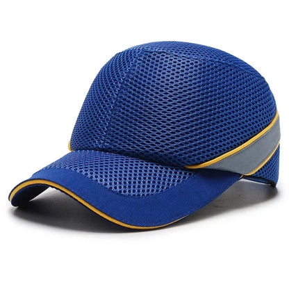 Skanto | Red Safety Bump Cap - Helmet with Hard ABS Inner Core for Head Protection at Home, Work, and Factory