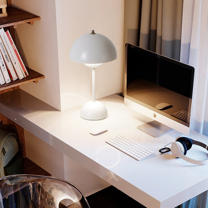 Flower Pot Table Lamp – Cordless Decorative Light